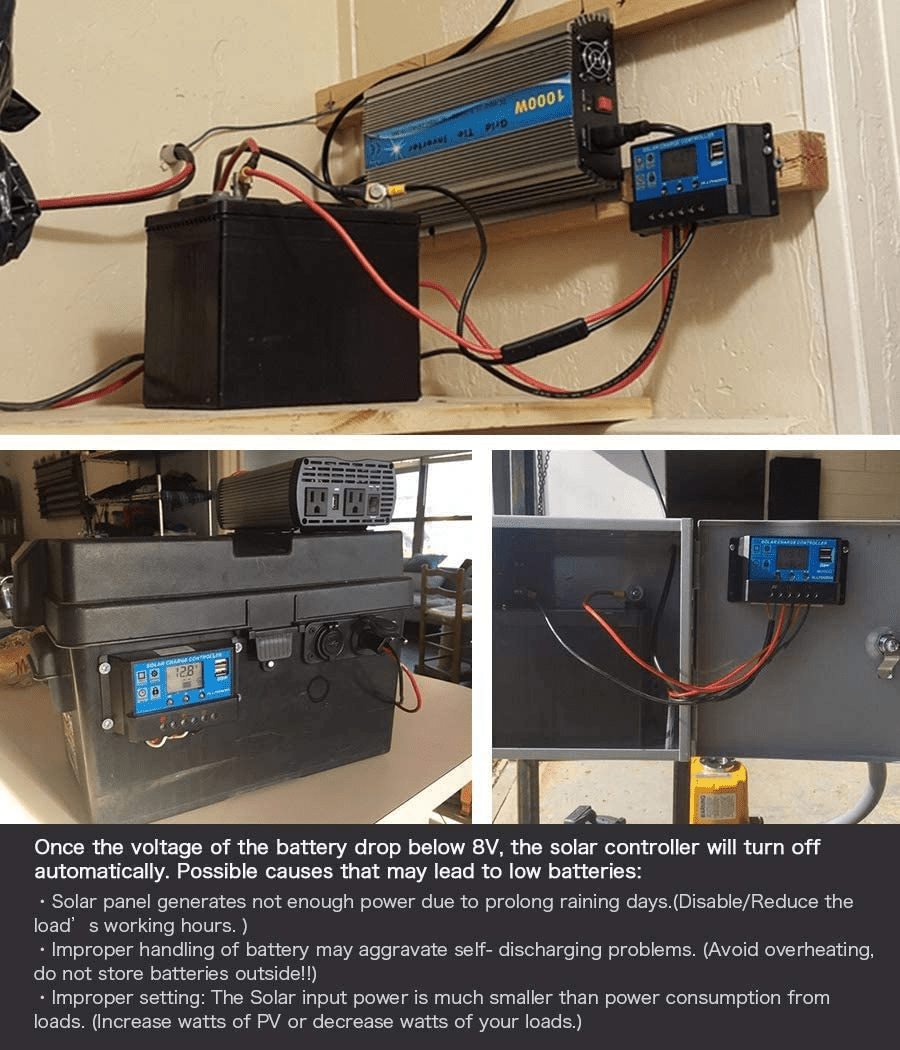 ALLPOWERS 20A Solar Charger Controller