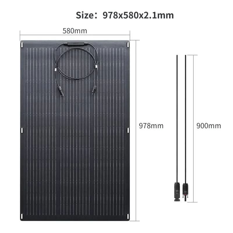 ALLPOWERS Solar Generator Kit 1600W (R1500 PLUS + SF200 200W Flexible Solar Panel)