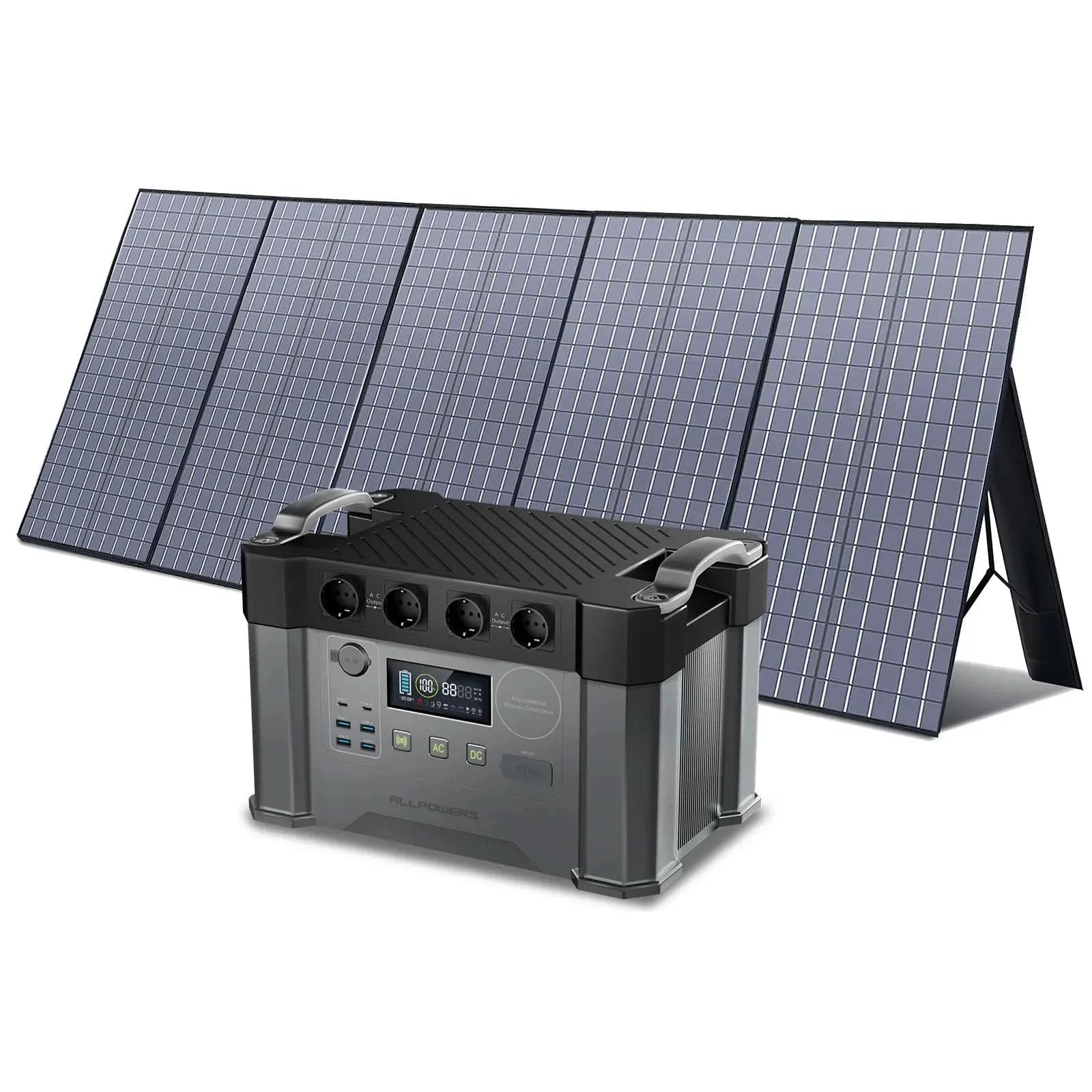 ALLPOWERS Solar Generator Kit 2000W (S2000 + SP037 400W Solar Panel)