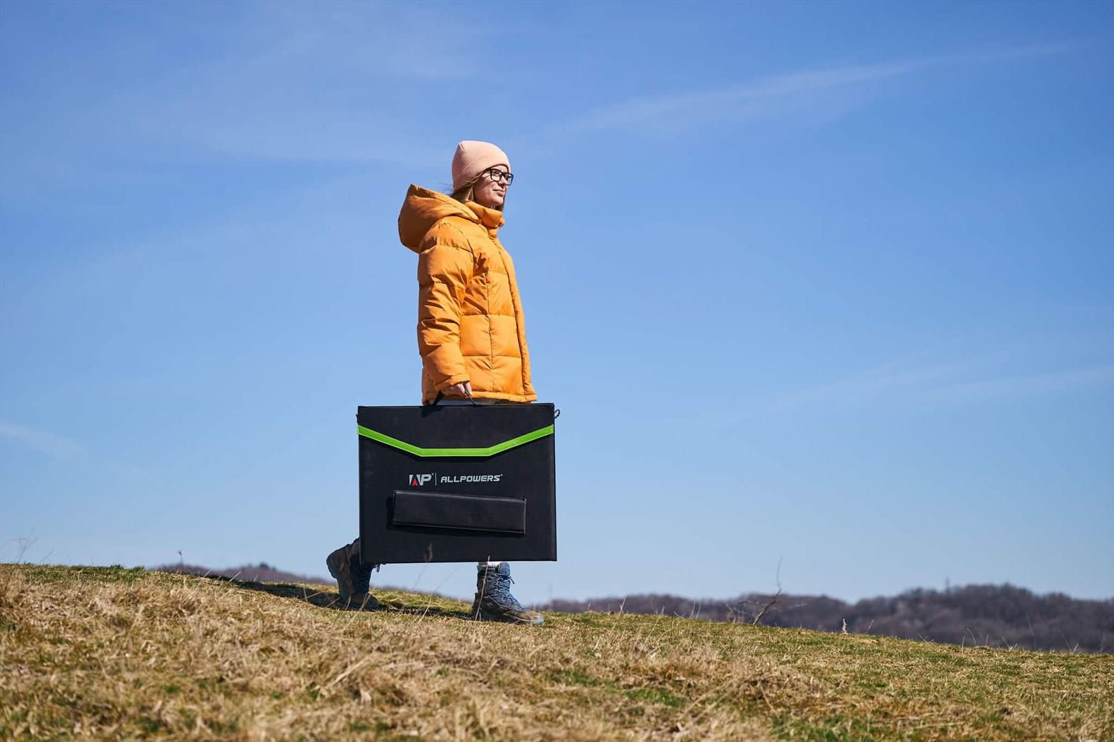 ALLPOWERS Solar Generator Kit 3500W (R3500 + SP027 100W Solar Panel)