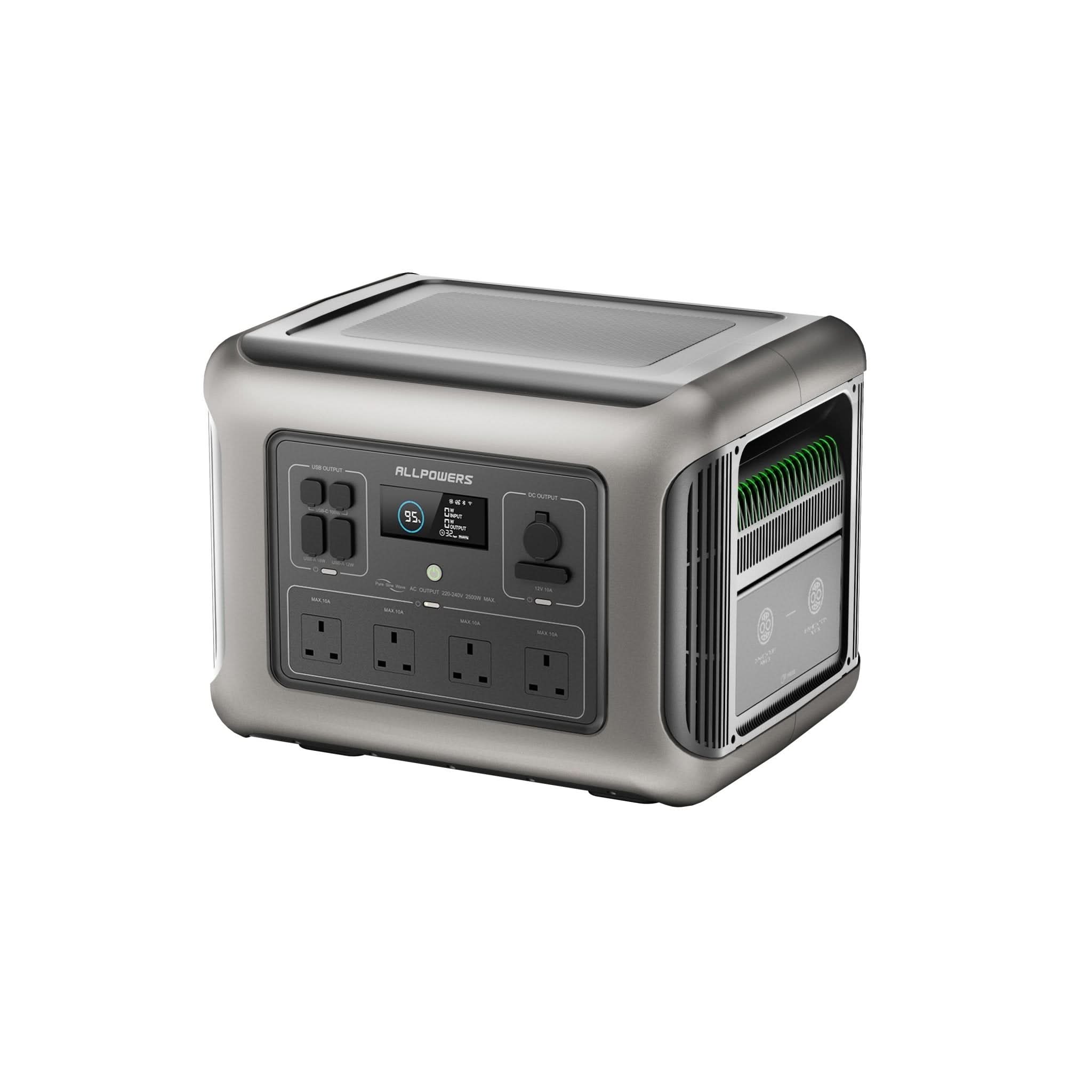 ALLPOWERS R2500 Portable Power Station 2500W 2016Wh LiFeP04 Battery