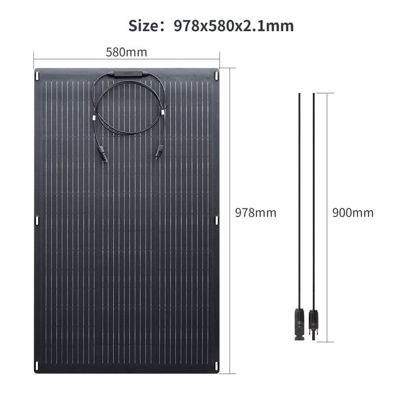 ALLPOWERS Solar Generator Kit 300W (S300 PLUS + SF100 100W Flexible Solar Panel)