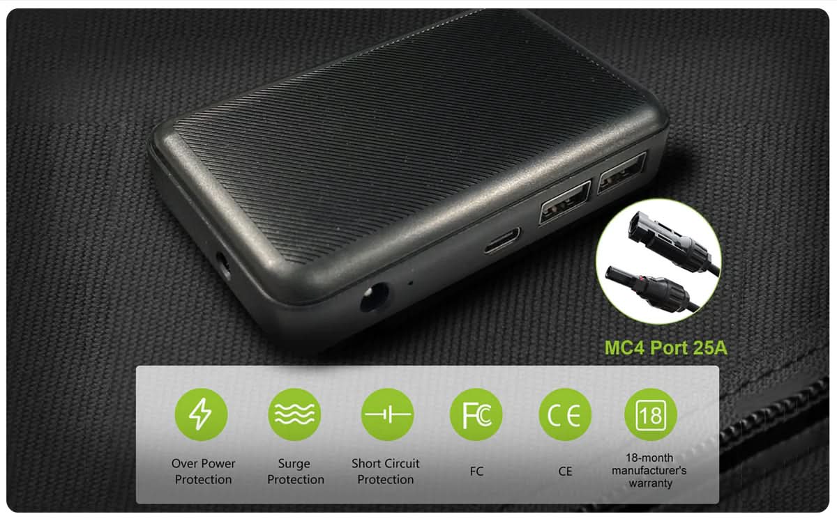 ALLPOWERS Solar Generator Kit 3500W (R3500 + SP029 140W Solar Panel)